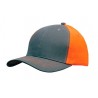 Cap - mod. 4001:Graphite, Cotton, Orange